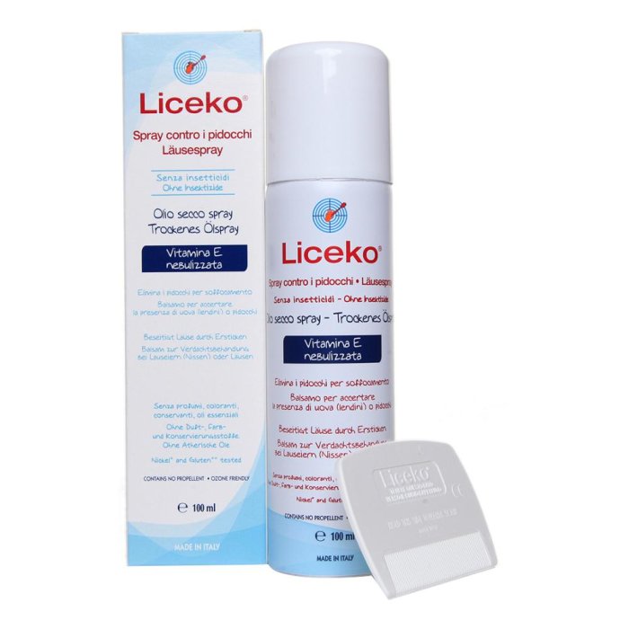 Hulka Liceko Olio Secco Spray Contro I Pidocchi 100 ml Hulka Liceko Olio Secco Spray Contro I Pidocchi 100 ml
