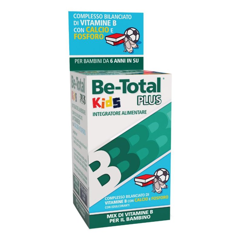 Betotal Plus  Bambini Kids Integratore con Vitamine B e Calcio 30 Compresse