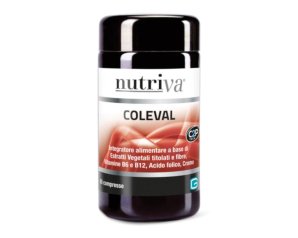 Nutriva  Colesterolo e Trigliceridi Coleval Integratore 60 Compresse