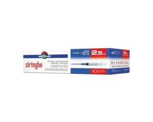 Master-Aid Siringa per Venipuntura G21 0,8x40 mm 10 ml 10 siringhe