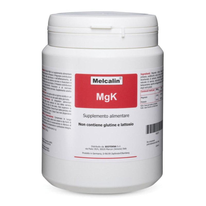 BioTekna  Vitamine Minerali Melcalin MgK Integratore Alimentare 28 Buste