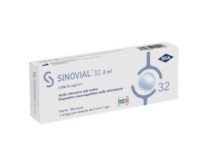 Sinovial Forte 32 Siringa intra-articolare di Acido Ialuronico 1,6% 3 pezzi