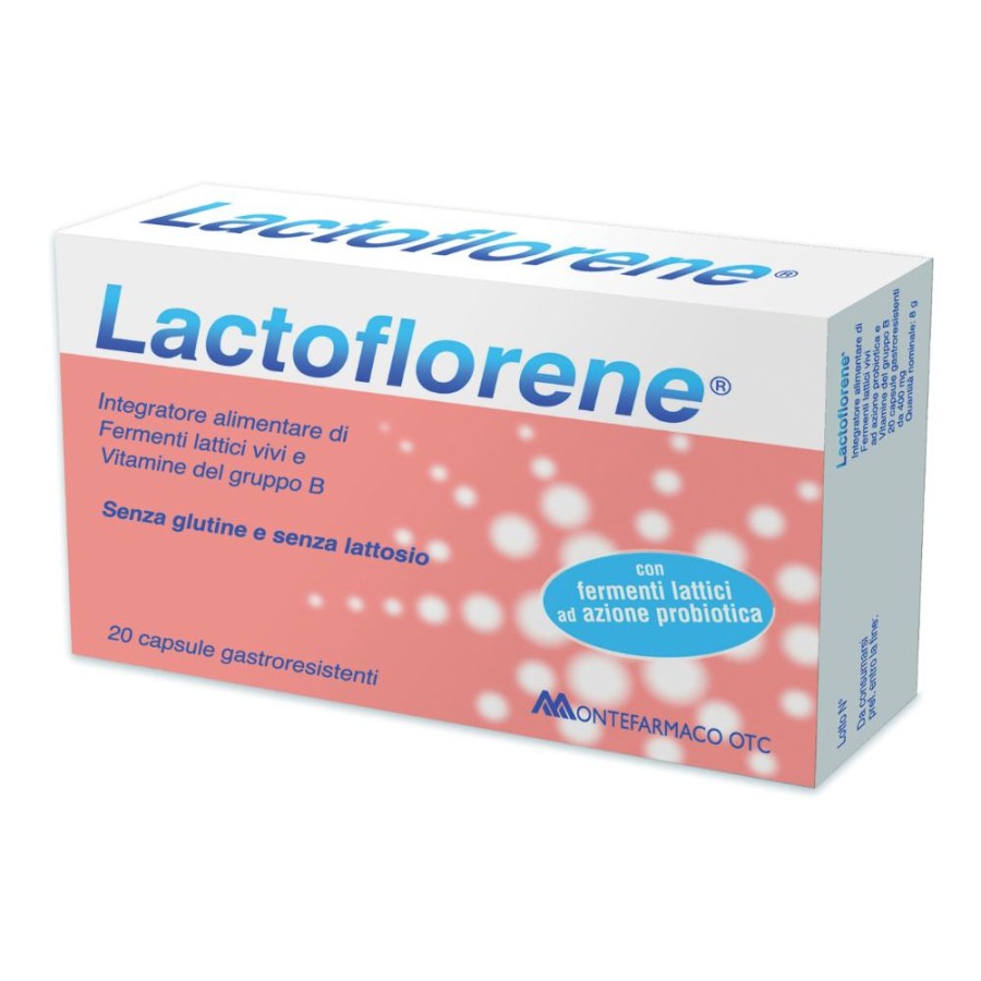 Lactoflorene plus 20 fermenti lattici vivi e probiotici per l'intestino - Montefarmaco