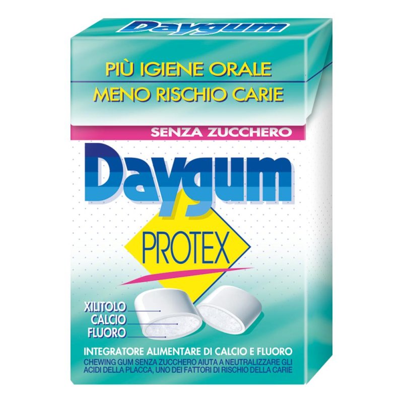 Daygum Protex Chewing Gum In Confetti Senza Zucchero 30g Daygum Protex Chewing Gum In Confetti Senza Zucchero 30g