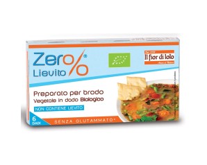 Fior Di Loto Zero Lievito -  Preparato Per Brodo Vegetale In Dado Bio 66g