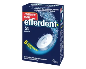 Valedo Compresse Efferdent Per Pulizia Dentiere 54 Pezzi