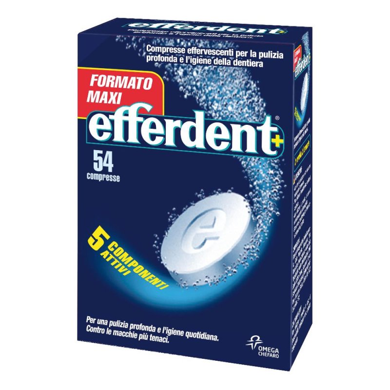 Valedo Compresse Efferdent Per Pulizia Dentiere 54 Pezzi