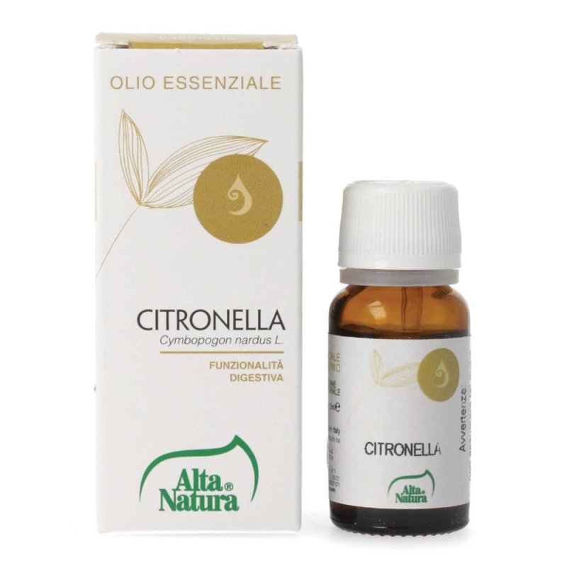 Citronella olio essenziale 10 ml - olio essenziale di citronella per diffusori Citronella olio essenziale 10 ml - olio essenziale di citronella per diffusori