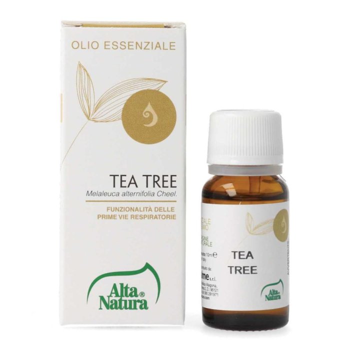 Alta Natura Essentia Olio Essenziale Di Tea Tree Oil Integratore Alimentare 10 ml Alta Natura Essentia Olio Essenziale Di Tea Tree Oil Integratore Alimentare 10 ml