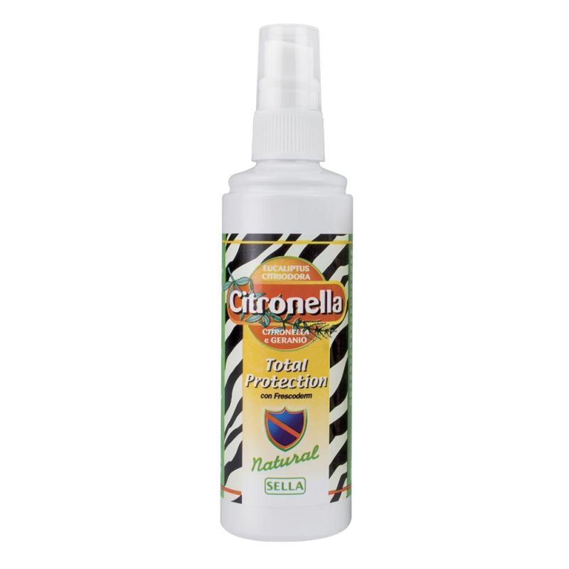 Sella Citronella Total Protection Family Spray Anti-Zanzare 100 ml Sella Citronella Total Protection Family Spray Anti-Zanzare 100 ml