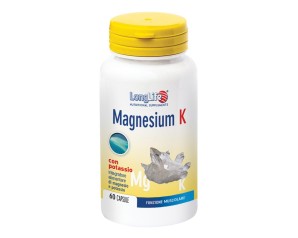 Longlife Magnesium K con Potassio - Integratore Alimentare per il Benessere Muscolare e Cardiovascolare 60 capsule