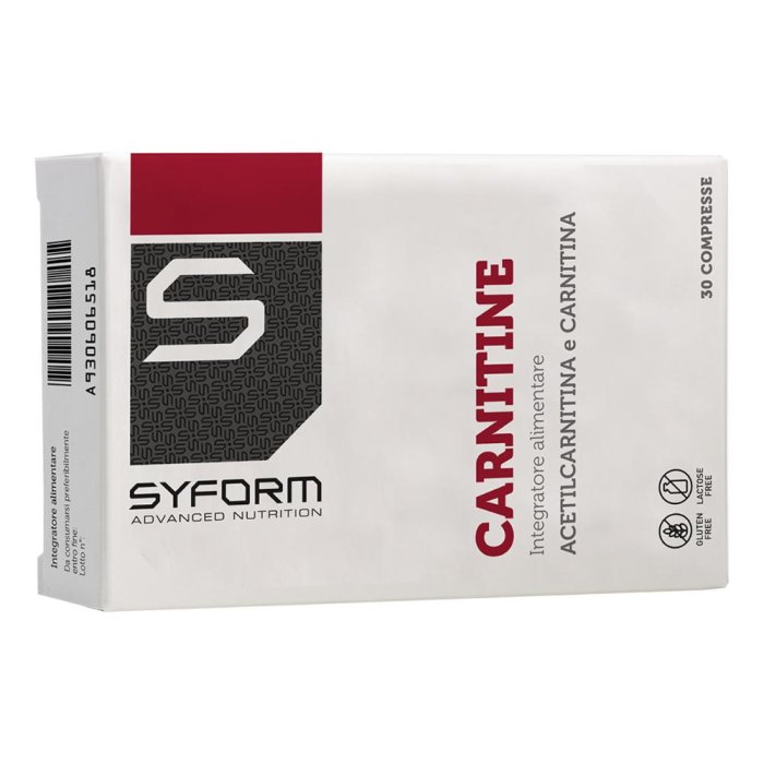 Carnitine 30 compresse - integratore di L-carnitina per energia e metabolismo Carnitine 30 compresse - integratore di L-carnitina per energia e metabolismo