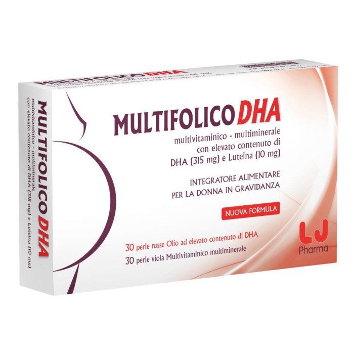 Multifolico DHA 60 capsule integratore multivitaminico per gravidanza e allattamento - Farmitalia Multifolico DHA 60 capsule integratore multivitaminico per gravidanza e allattamento - Farmitalia