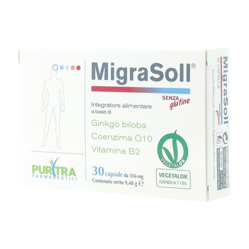 MigraSoll 30 capsule integratore per cefalea e emicrania ricorrente MigraSoll 30 capsule integratore per cefalea e emicrania ricorrente