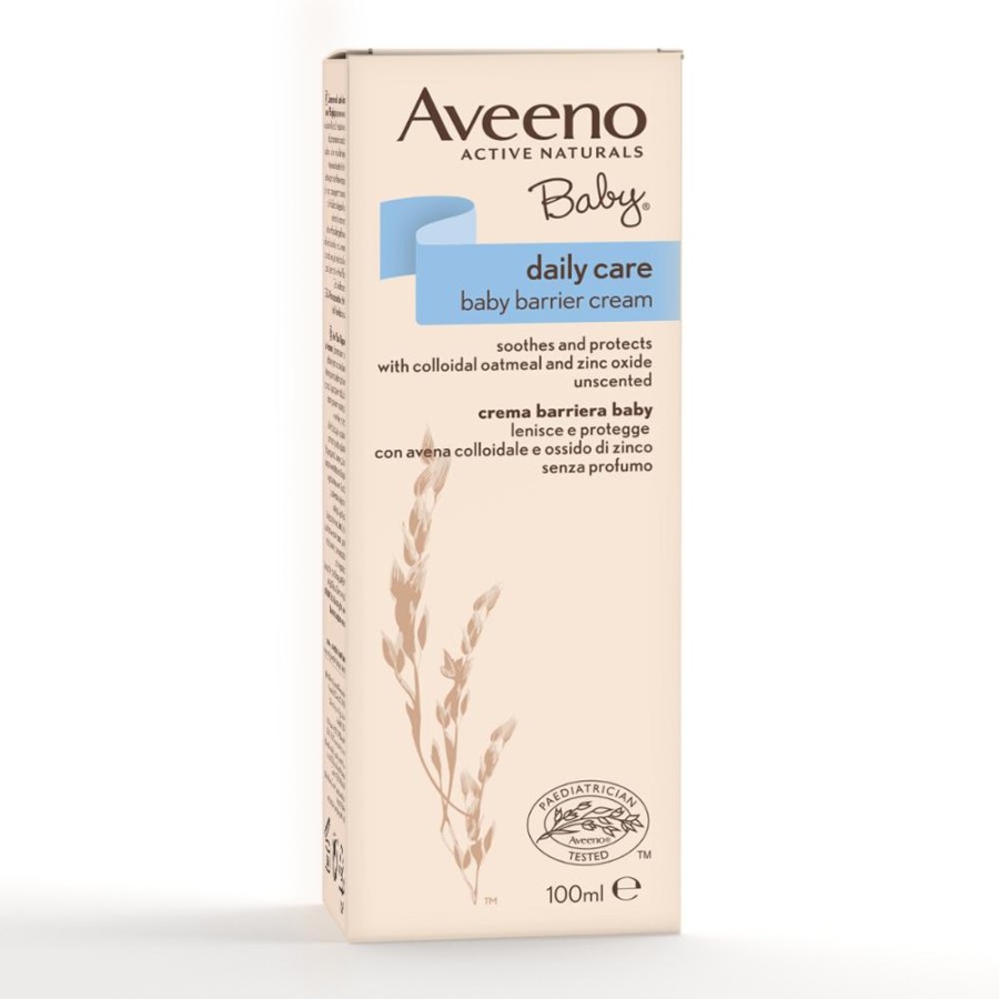 Aveeno Baby Barrier Crema Barriera Protettiva con Zinco  Pediatrica  100 ml