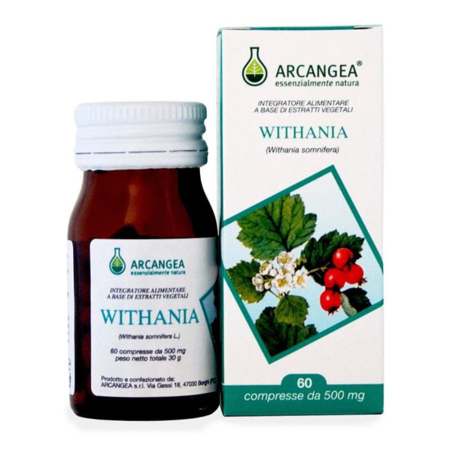 Withania Somnifera Ashwagandha Integratore Alimentare 60 Capsule – Supporto per Rilassamento e Benessere Mentale – ACN Withania Somnifera Ashwagandha Integratore Alimentare 60 Capsule – Supporto per Rilassamento e Benessere Mentale – ACN