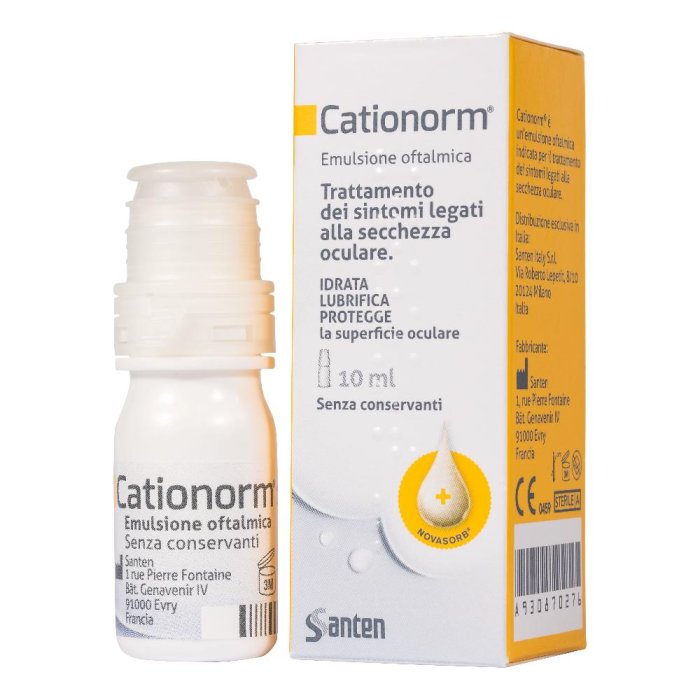 Santen Italy Cationorm Soluzione Oftalmica 10 ml