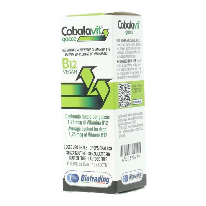 Biotrading Cobalavit Gocce B12 Integratore Alimentare 15 ml