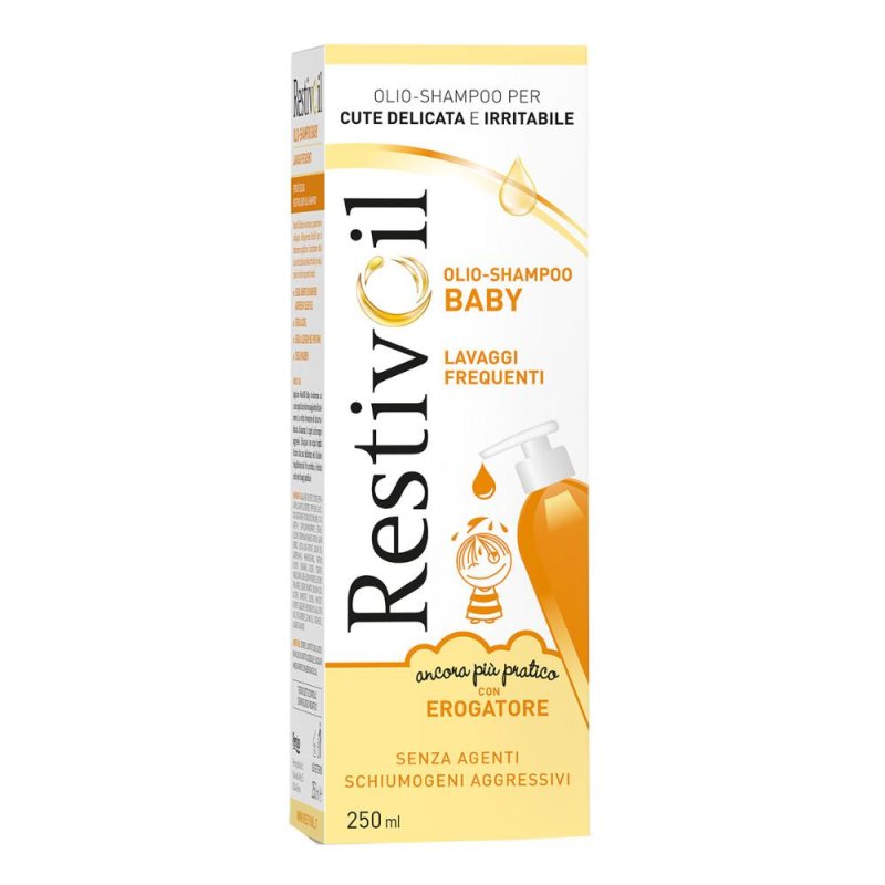 RestivOil Olio Shampoo Nutritivo Protettivo Pelli Sensibili 250 ml RestivOil Olio Shampoo Nutritivo Protettivo Pelli Sensibili 250 ml