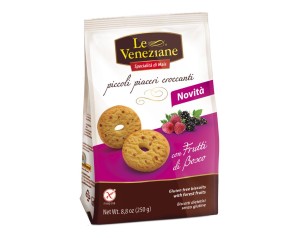 Le Veneziane Biscotti Piccoli Piaceri Croccanti Con Frutti Di Bosco 250 g