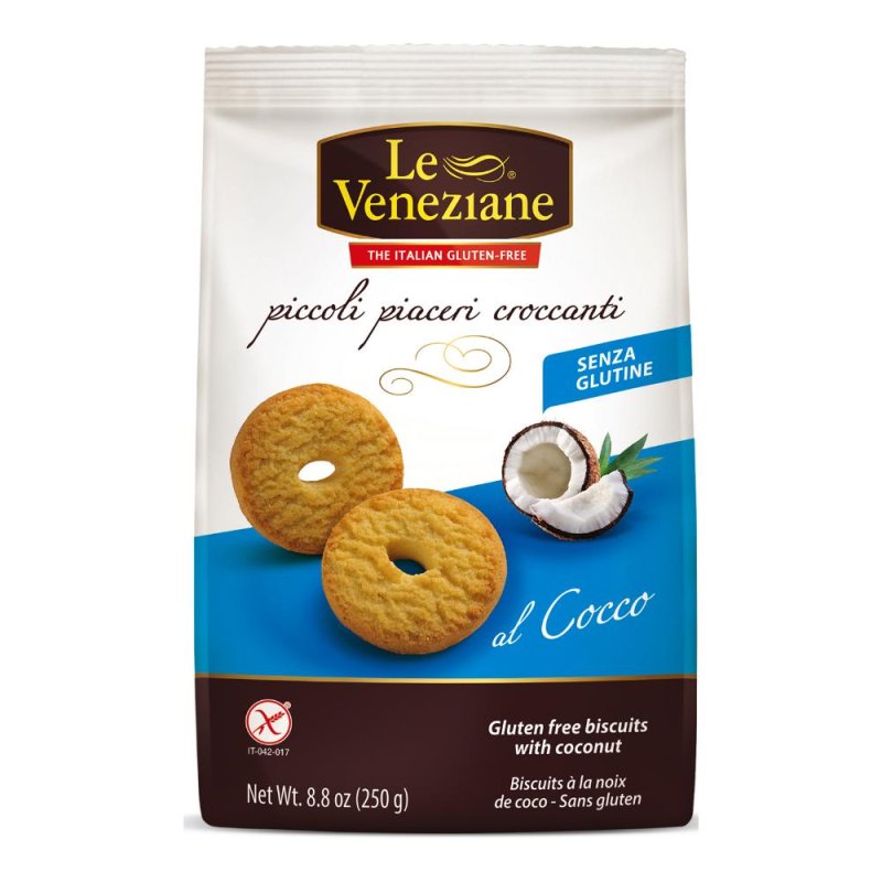 Le Veneziane Biscotti al Cocco Senza Glutine 250 g