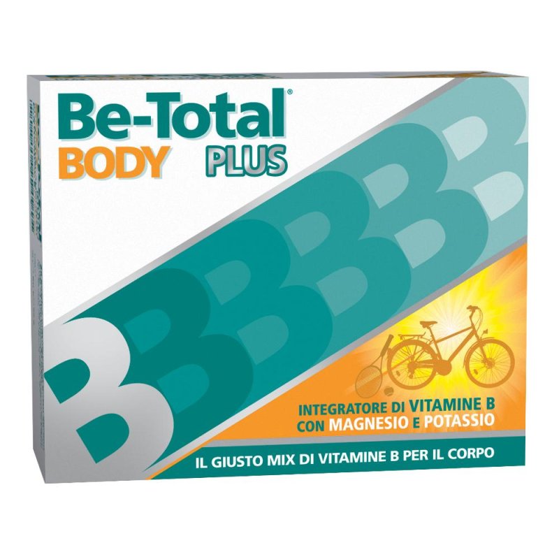 Be total Plus Body Integratore Vitamine B Magnesio e Potassio 20 Bustine Be total Plus Body Integratore Vitamine B Magnesio e Potassio 20 Bustine