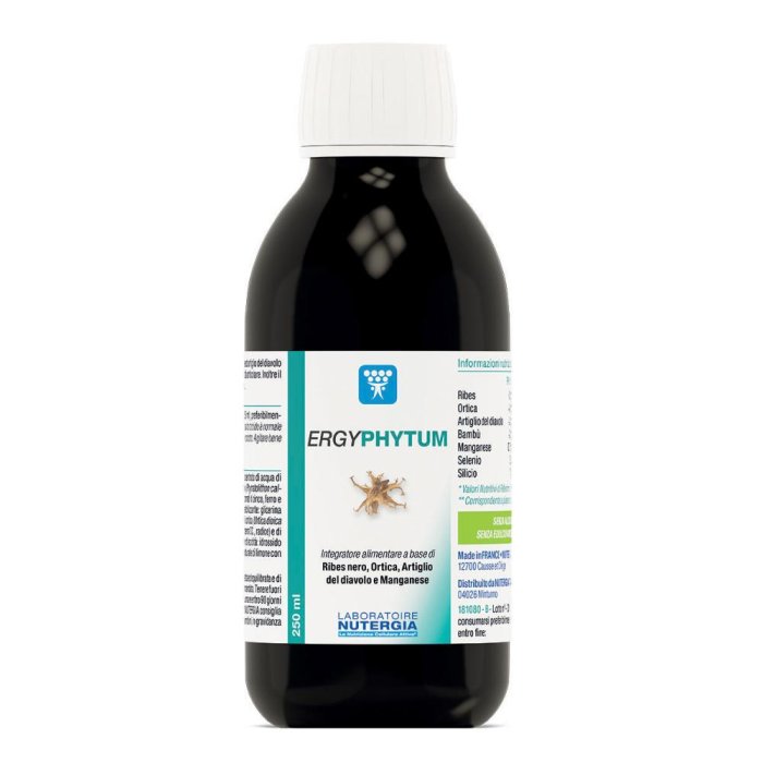 Ergyphytum Nutergia Integratore Alimentare per Articolazioni e Benessere Muscolare Liquido 250 millilitri Ergyphytum Nutergia Integratore Alimentare per Articolazioni e Benessere Muscolare Liquido 250 millilitri