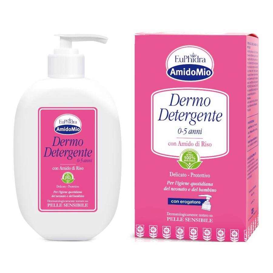 EuPhidra AmidoMio Dermo Detergente Delicato Pelli Sensibili 0-5 Anni 400ml