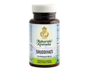 Shuddivati - Integratore Alimentare Ayurvedico per la Funzione Digestiva e la Regolarità Intestinale - 60 Compresse da 500 mg