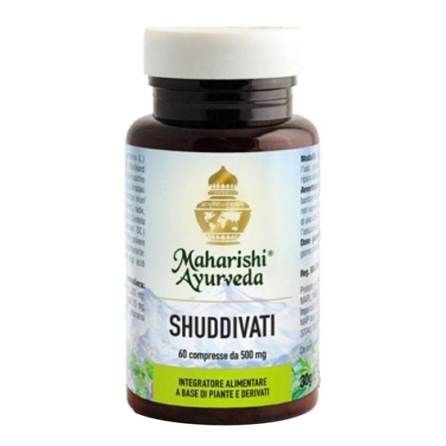 Shuddivati - Integratore Alimentare Ayurvedico per la Funzione Digestiva e la Regolarità Intestinale - 60 Compresse da 500 mg Shuddivati - Integratore Alimentare Ayurvedico per la Funzione Digestiva e la Regolarità Intestinale - 60 Compresse da 500 mg