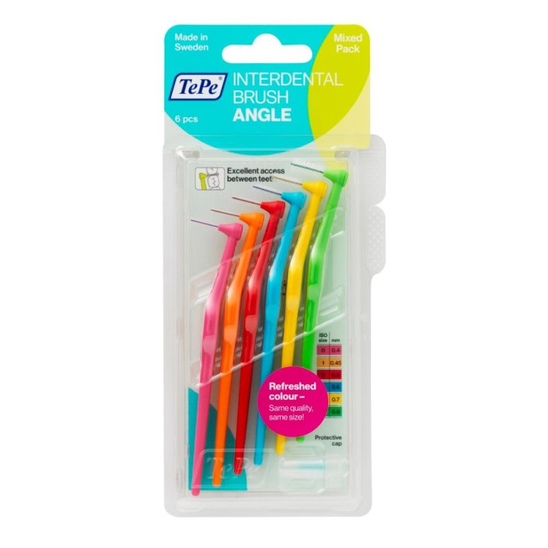 Tepe Scovolini Interdentali Misti Angle Mix ISO 0-5 6 scovolini