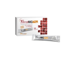 MGK VIS  Minerali FerroMig Integratore in Soluzione 12 Stick Limone Fragola