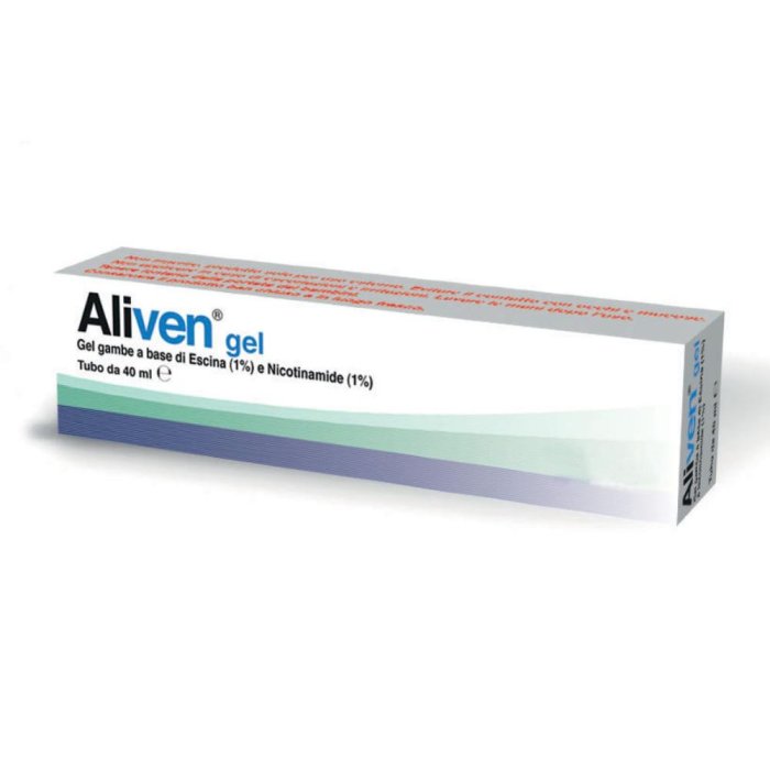 Aliven Gel Gambe 40 ml &ndash; Gel Rinfrescante e Defaticante per Gambe Stanche e Pesanti