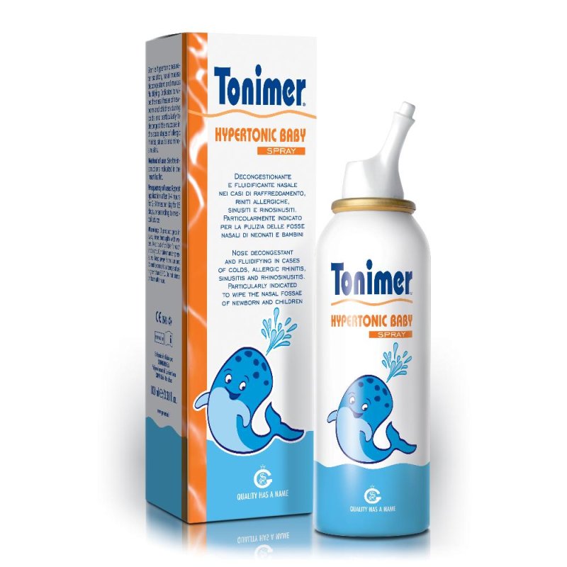 Ganassini Tonimer Lab Hypertonic Baby Soluzione Ipertonica Spray 100 ml