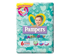 PAMPERS BABY DRY XL PB 19