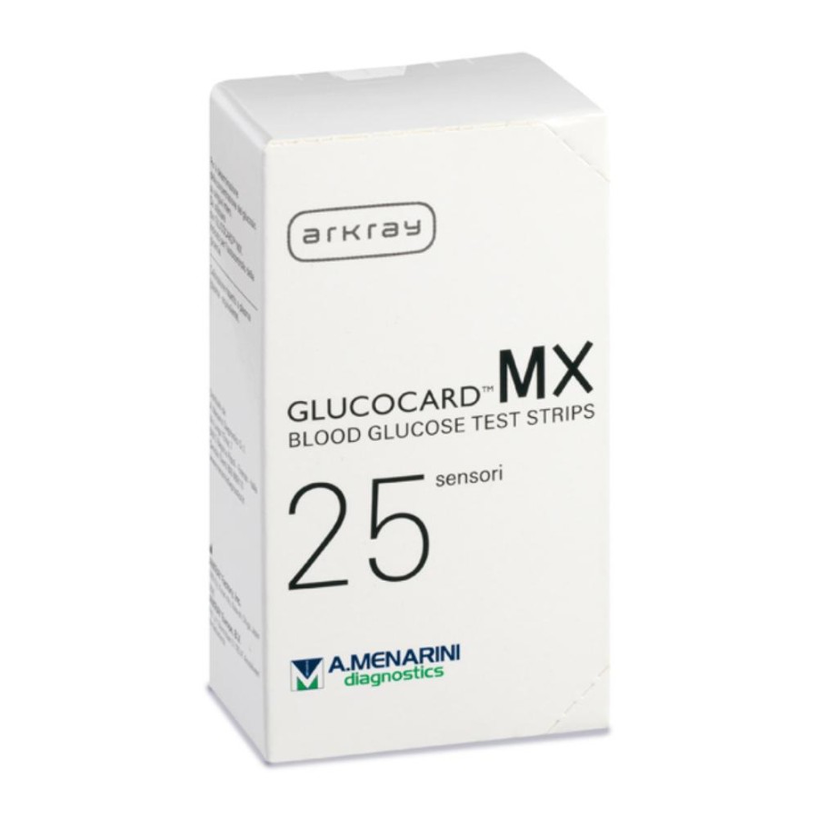 Menarini Diagnostics Glucocard MX 25 Strisce Reattive Glicemia