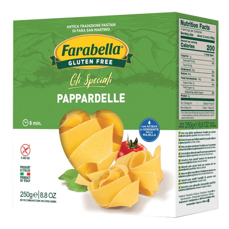 Farabella Pappardelle Pasta Senza Glutine 250g Farabella Pappardelle Pasta Senza Glutine 250g