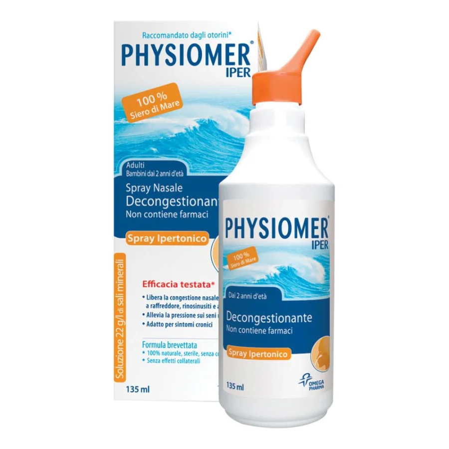 Physiomer Pulizia e Salute del Naso Soluzione Spray Getto Normale