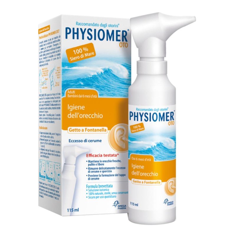 Physiomer  Pulizia e Salute dell'Orecchio Soluzione Spray Oto 115 ml
