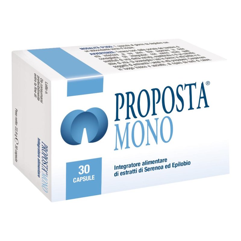 Proposta Mono Integratore Alimentare 30 Capsule Proposta Mono Integratore Alimentare 30 Capsule