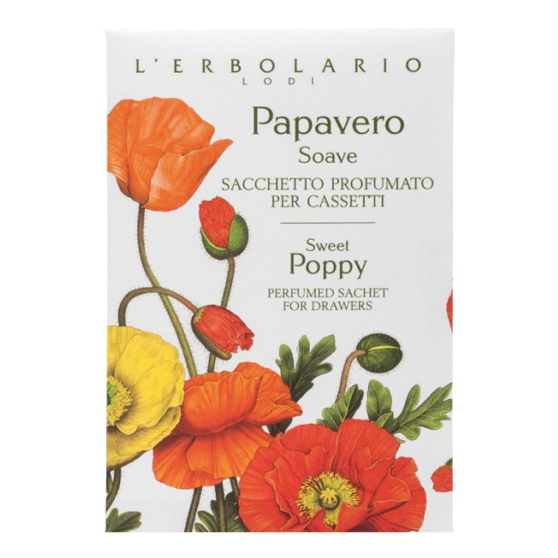 L&rsquo;Erbolario Papavero Soave Sacchetto Profumato per Cassetto e Armadio