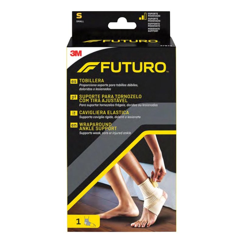 Futuro Cavigliera Elastica per Caviglia Taglia Large &ndash; Tutore di Sostegno per Distorsioni e Attivit&agrave; Sportiva