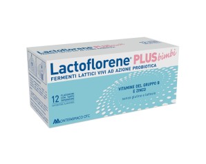 Lactoflorene plus bimbi integratore di fermenti lattici 12 flaconcini - Montefarmaco