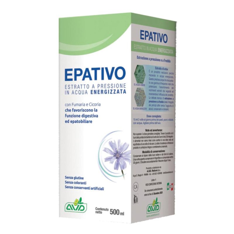 AVD Reform Epativo Integratore Alimentare Depurazione Fegato 500 ml AVD Reform Epativo Integratore Alimentare Depurazione Fegato 500 ml