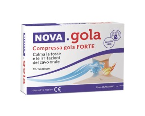 Nova Argentia Nova Gola Compressa Gola Forte 20 Compresse
