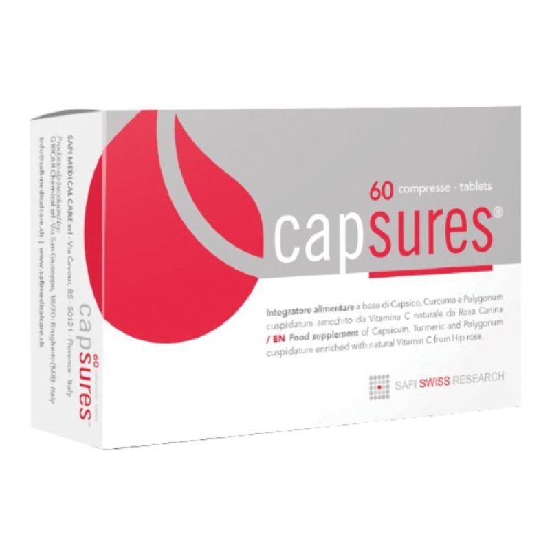 Safi Medical  Circolazione Sana Capsures Integratore Alimentare 60 Compress