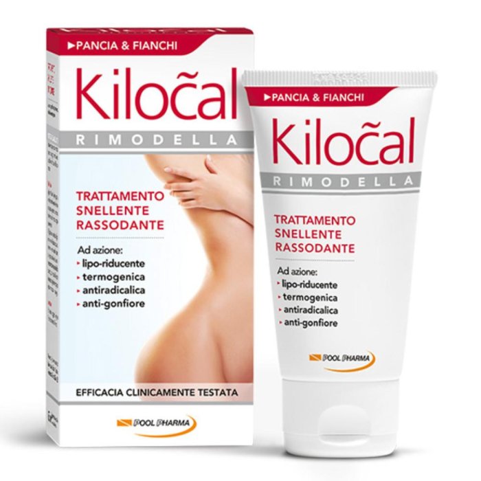 Kilocal Rimodella pancia e fianchi crema da 150 ml - Pool Pharma Srl Kilocal Rimodella pancia e fianchi crema da 150 ml - Pool Pharma Srl