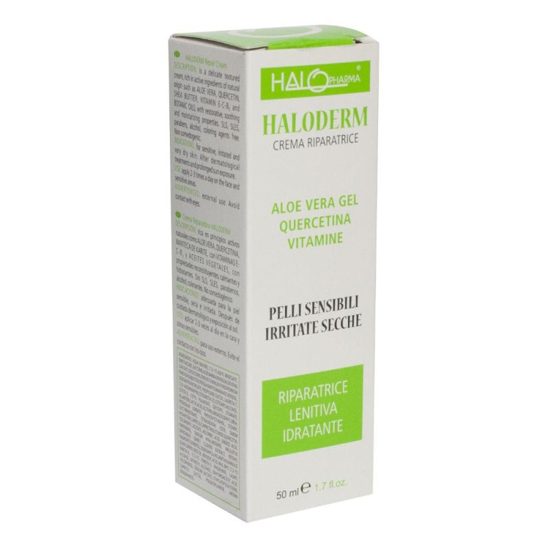 Haloderm Crema HR 50 ml Trattamento Dermatologico Lenitivo per Pelle Delicata e Irritata Haloderm Crema HR 50 ml Trattamento Dermatologico Lenitivo per Pelle Delicata e Irritata