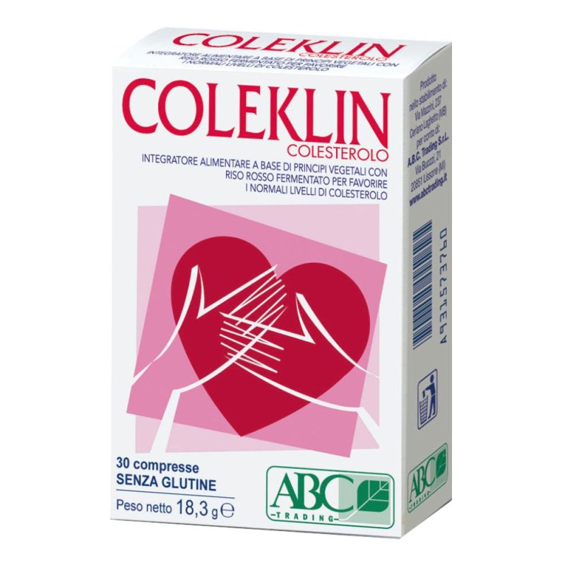 A.b.c. Trading Coleklin Colesterolo 30 Compresse