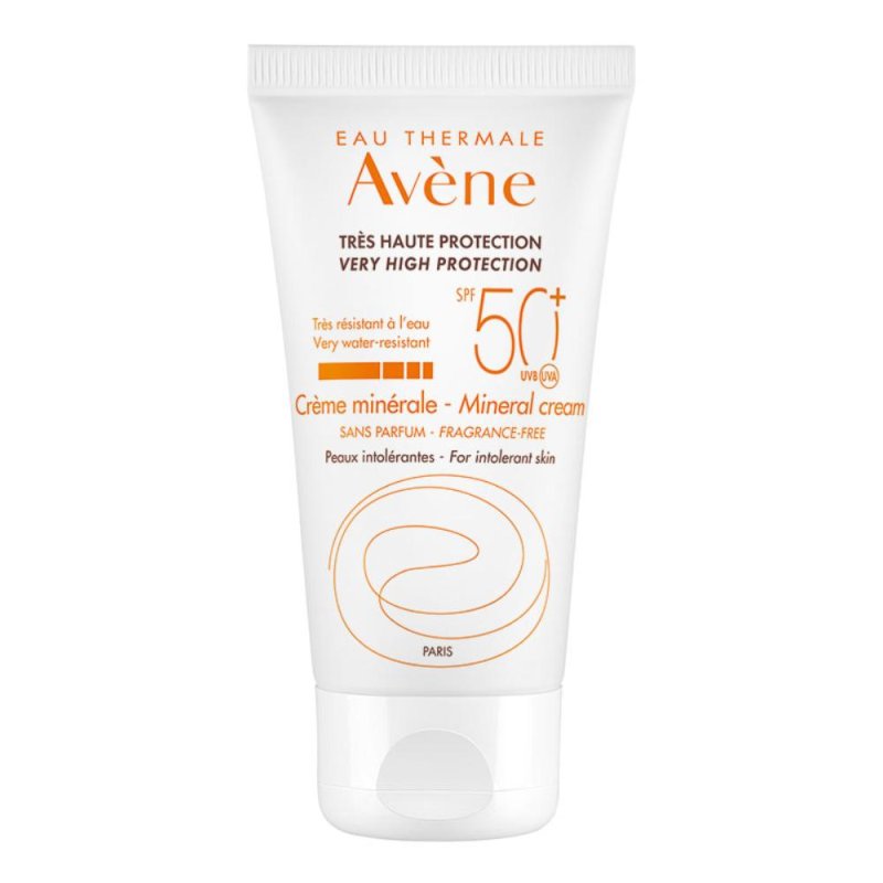 Avene Eau Thermale Avene Crema Schermo Minerale 50+ 50 Ml Avene Eau Thermale Avene Crema Schermo Minerale 50+ 50 Ml